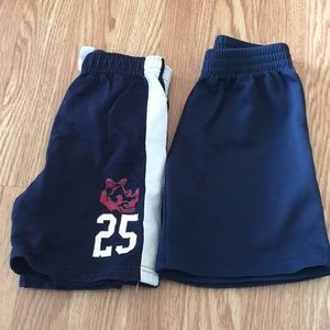 Two pairs of 3T exercise shorts